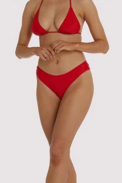 Hustler Red Shortie Bikini Brief