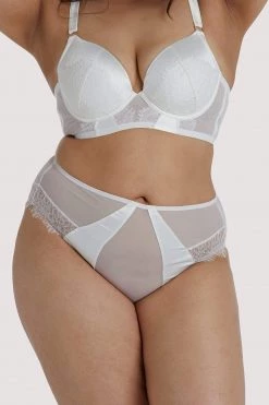 Playful Promises Melina Ivory Highwaist Brief Free Sexy Summer Brief