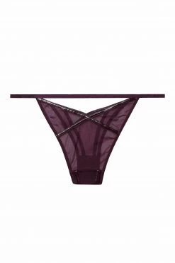 Hustler Kelly Wine PVC Brief