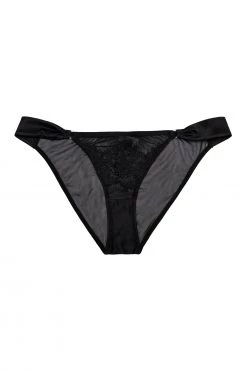 Playful Promises Knickers Anneliese Black Lace Brazilian Brief