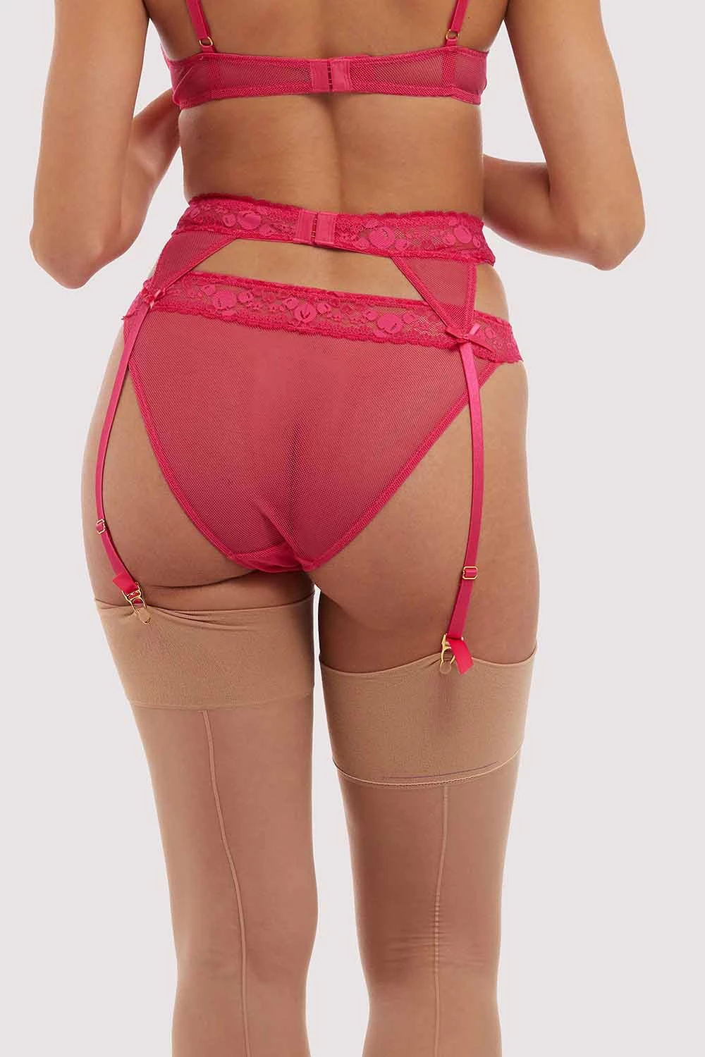 Squish Free Sexy Summer Brief Jordan Hot Pink Cherry Suspender Belt 4 Squish Free Sexy Summer Brief Jordan Hot Pink Cherry Suspender Belt