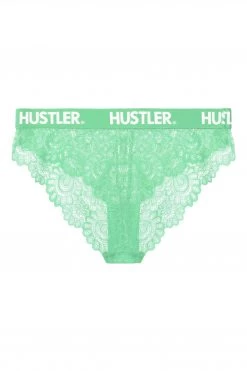 Hustler Branded Mint Lace Brief Everyday Lingerie 7 Hustler Branded Mint Lace Brief Everyday Lingerie
