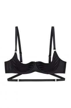 Playful Promises Sacha Black Quarter Cup Bra