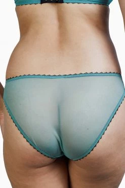 Deja Day Grace Mesh Net Green Moss And Black Brazilian Brief 15 Deja Day Grace Mesh Net Green Moss And Black Brazilian Brief