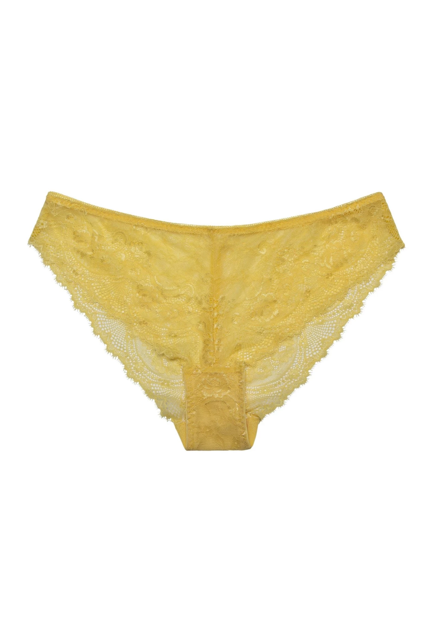 Wolf & Whistle Ariana Yellow Everyday Lace Brief 5 Wolf & Whistle Ariana Yellow Everyday Lace Brief