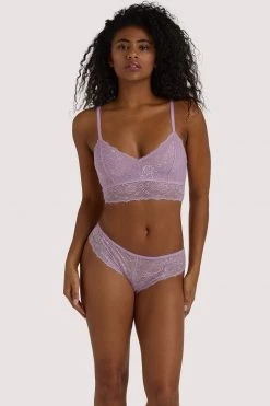 Wolf & Whistle Knickers Ariana Lilac Everyday Lace Brief