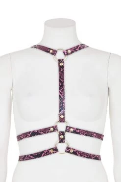 Regalia New In Accessories Chest Harness Purple Snake