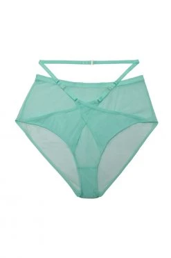 Playful Promises Eddie Aqua Crossover Wrap Brief New In