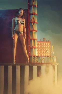 Playful Promises Hedy Mint Lace Quarter Cup Bra A - D Bras