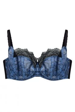 Deja Day New In Bras Rosalyn Lilac Snake Lace Balcony Bra