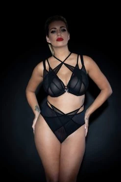 Scantilly By Curvy Kate Black Magic High Waist Brazilian