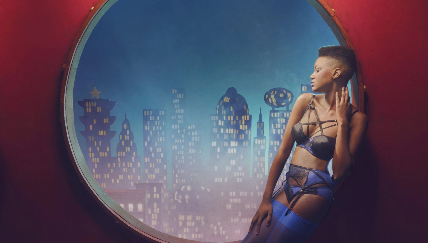 Playful Promises Indigo Picot Plunge Bra A - D 3 Playful Promises Indigo Picot Plunge Bra A - D