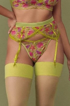 Kilo Brava Sequin Shell Embroidery Suspender