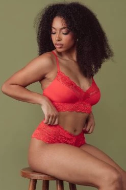 Kilo Brava Tigerlilly Orange High Waist Thong