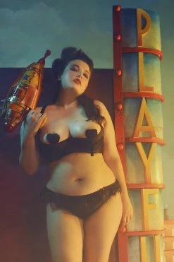 Playful Promises Marlene Black Brief Curve Knickers