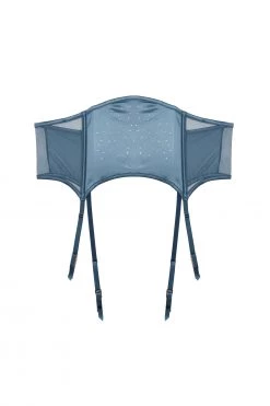 Playful Promises Olympia Storm Grey Diamante Detail Waspie New In