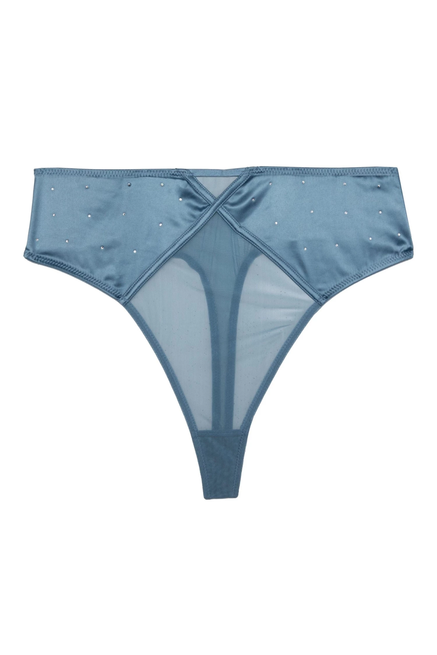 Playful Promises New In Olympia Storm Grey Diamante Detail High Waist Thong 8 Playful Promises New In Olympia Storm Grey Diamante Detail High Waist Thong