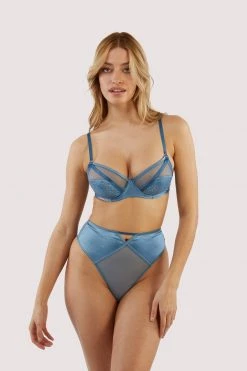 Playful Promises New In Olympia Storm Grey Diamante Detail High Waist Thong 14 Playful Promises New In Olympia Storm Grey Diamante Detail High Waist Thong