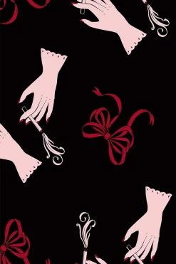 Bettie Page Lingerie Bras Blaze Smoking Printed Overwire Bra