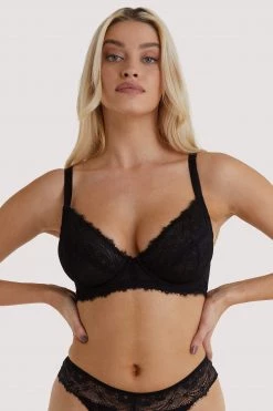 Wolf & Whistle Ariana Black Everyday Plunge Bra