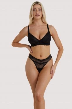 Wolf & Whistle Ariana Black Everyday Plunge Bra